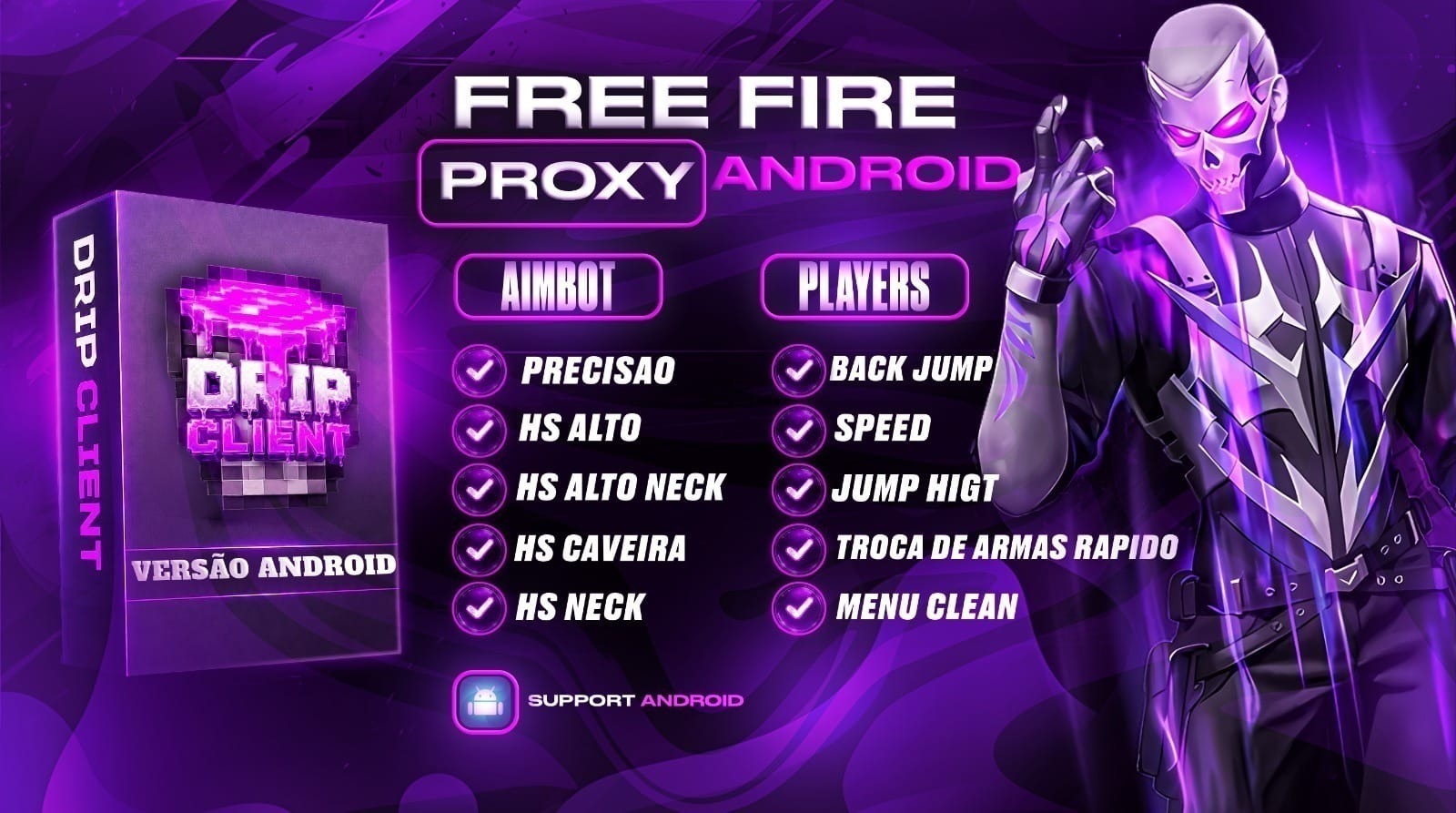 DRIP PROXY ANDROID - 7 DIAS